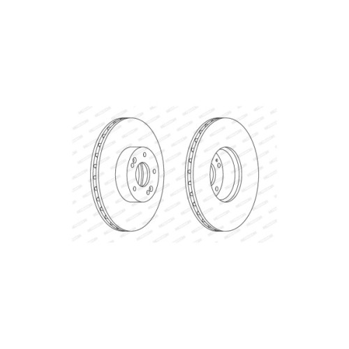 Гальмівний диск FERODO DDF1631C-1