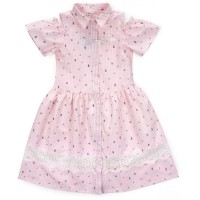 Плаття дитяче Bushra з мереживом (201001-140G-peach)