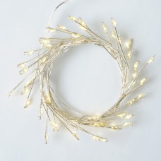 Гірлянда YES! Fun Кластер на мідному дроті 50 LED Тепло-біла 1 м Статична Батарейки (975017)
