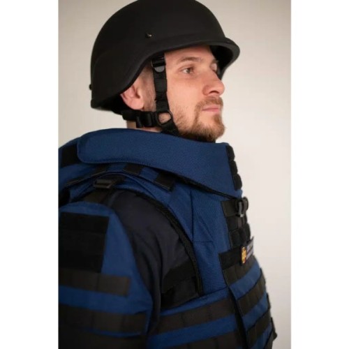 Бронекостюм Ukrainian Armor демінера Ладомир, клас захисту ДСТУ 2, розмір M, синій (FASDRPCBLUEM)