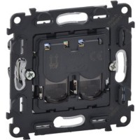 Комп'ютерна розетка Legrand подвійна RJ45 Кат.5е UTP Valena IN'MATIC (753041)