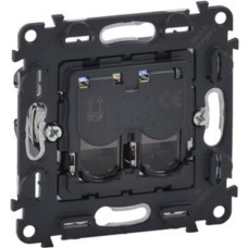 Комп'ютерна розетка Legrand подвійна RJ45 Кат.5е UTP Valena IN'MATIC (753041)