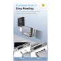 Зчитувач флеш-карт Essager USB-C + USB-A to Micro SD black (EDKTF-QW0G-P)