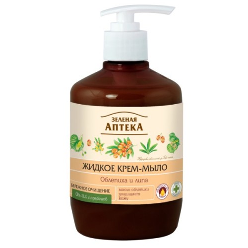 Рідке мило Green Pharmacy Обліпиха та липа 460 мл (4823015916700)