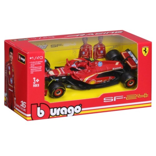 Масштабна модель автомобіля Bburago Автомодель - Ferrari Racing - SF-24, 1:43 (18-36844)