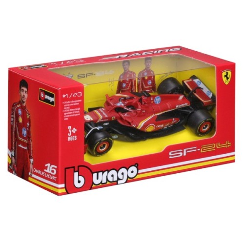 Масштабна модель автомобіля Bburago Автомодель - Ferrari Racing - SF-24, 1:43 (18-36844)