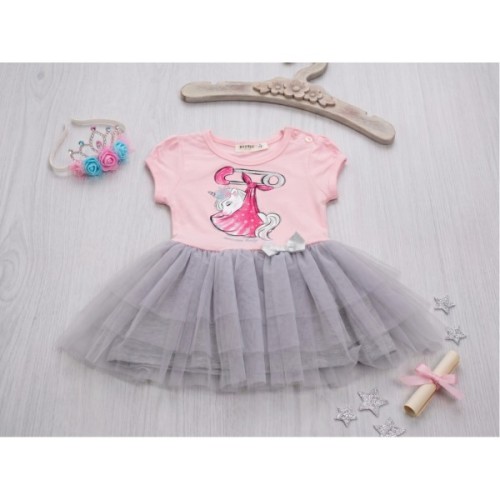 Плаття дитяче Breeze з единорогом (11882-98G-pink)