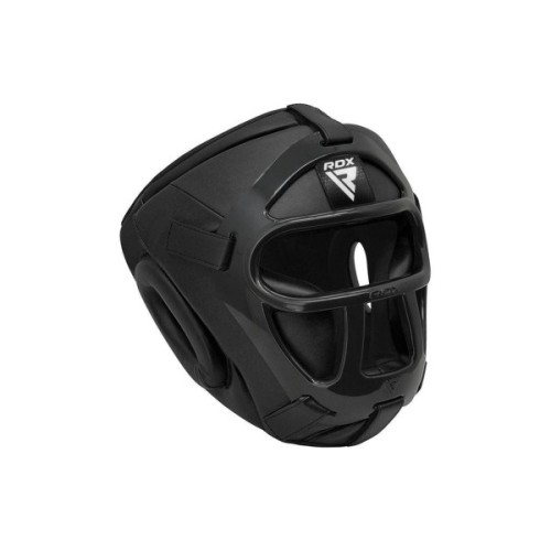 Боксерський шолом RDX T1 Grill Full Black S (HGR-T1FB-S)