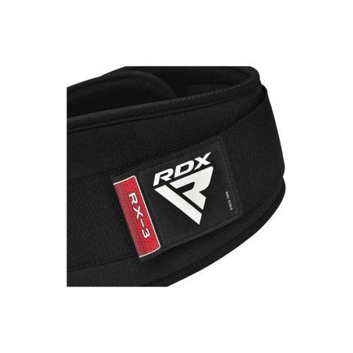Атлетичний пояс RDX RX3 EVA Curve неопреновий Black S (WBE-RX3B-S)