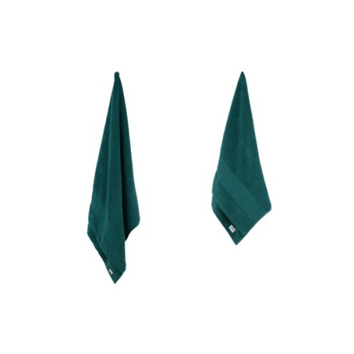 Рушник Ardesto набір махрових Lotus 2 шт 50х90 см індіго, 70х140см, 100% бавовна, смарагд (ART2357EM)