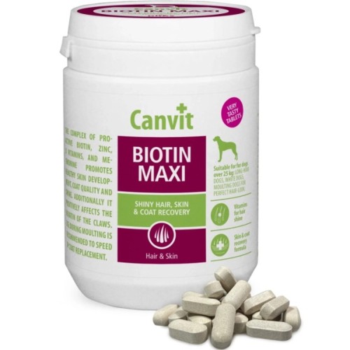 Вітаміни для собак Canvit Biotin Maxi 500 г (8595602507160)