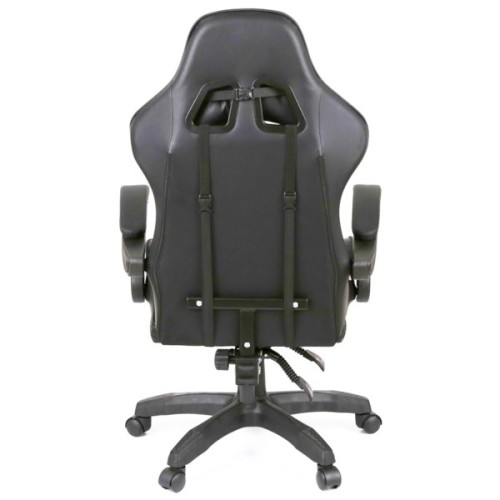 Крісло ігрове Аклас Бешкет ANF підліткове Чорний (PU-чорний) (00160337)