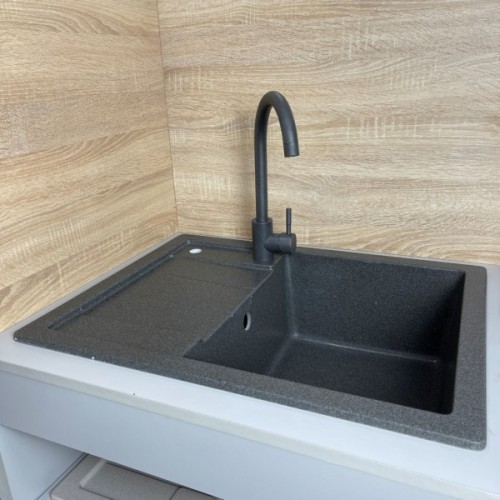Мийка кухонна Adamant Anila графіт + змішувач та дозатор (182496900313)
