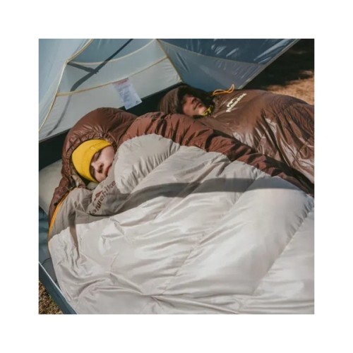 Спальний мішок Naturehike з натуральним пухом Snowbird CNK2550WS014, M, коричневий 400 г (6927595784495)