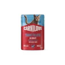 Вологий корм для кішок Carnilove Gravy Trout with Echinacea 85 г (8595602584680)