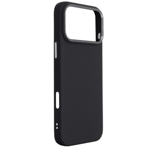 Чохол до мобільного телефона Armorstandart LikeCarbon2 MagCase Apple iPhone 17 Pro Max Kevlar Black (ARM88377)