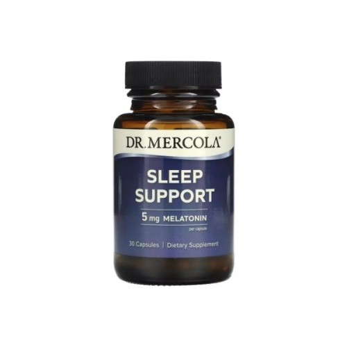 Амінокислота Dr. Mercola Підтримка сну з Мелатоніном, 5 мг, Sleep Support, 30 капсул (MCL-21043)