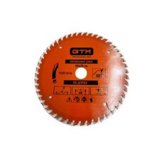 Диск пильний GTM 165×20мм, 48 зубів, по дереву (SBW-16548)