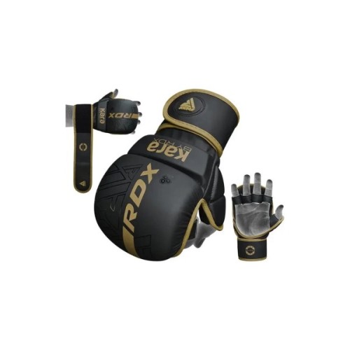 Рукавички для MMA RDX F6 Kara Matte Golden Plus S/M (GSR-F6MGL-S/M+)