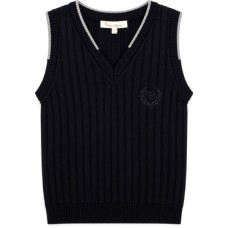 Жилет дитячий Na в'язаний (CLG 8002R-128B-black)