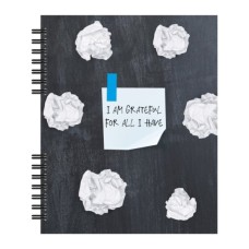 Блокнот Optima В5 пластикова обкладинка, спіраль, 60 аркушів, клітинка (O25925)