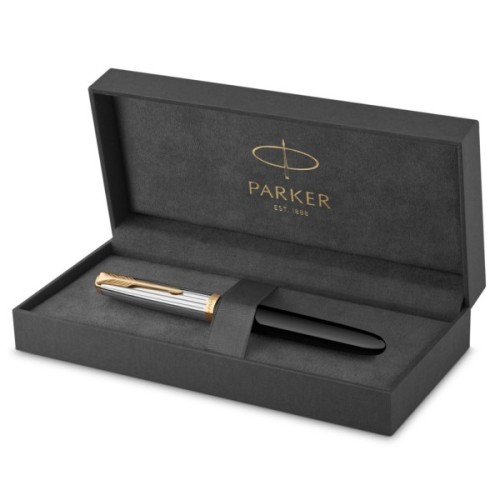 Ручка пір'яна Parker PARKER 51 Premium Black GT  FP F (56 111)
