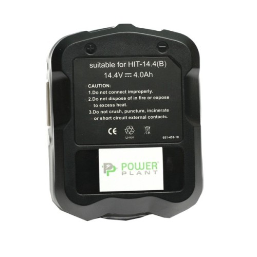 Акумулятор до електроінструменту PowerPlant для HITACHI GD-HIT-14.4(B) 14.4V 4Ah Li-Io (DV00PT0011)