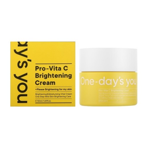Крем для обличчя One-Days You Vita-C Brightening Cream Освітлювальний 50 мл (8809452673389)