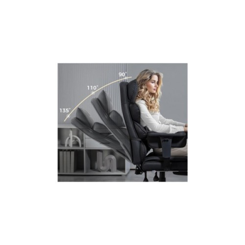 Офісне крісло GT Racer B-2511 Fabric Black