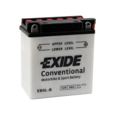 Акумулятор автомобільний EXIDE CONVENTIONAL 5Ah Ев (-/+) (65EN) (EB5L-B)