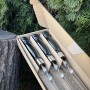 Шампур Metalzavod Набір Гриль-майстер 6 шт чорний (N6-SHMP-DR-630x12x3-BL)