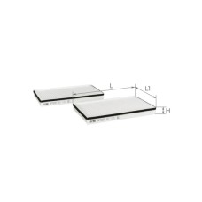 Фільтр салону ALPHA FILTER AF5097-2 Фільтр салону ALPHA FILTER AF5097-2