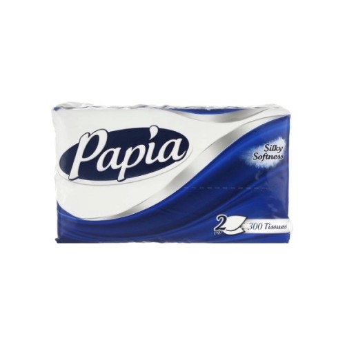 Серветки косметичні Papia 2 шари 300 шт. (8690536025084)