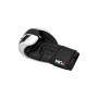 Боксерські рукавички RDX F4 Boxing Sparring Gloves Hook & Loop White/Black 10 унцій (BGR-F4B-10OZ)