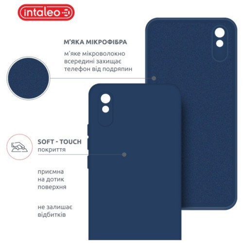 Чохол до мобільного телефона Intaleo SoftShell Xiaomi Redmi 9A Blue (1283126558252)
