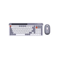 Комплект Maxxter KMS-WCM-03G-UA Wireless Gray/White (KMS-WCM-03G-UA)