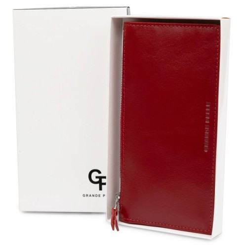Портмоне Grande Pelle Шкіряне Червоне (11514)