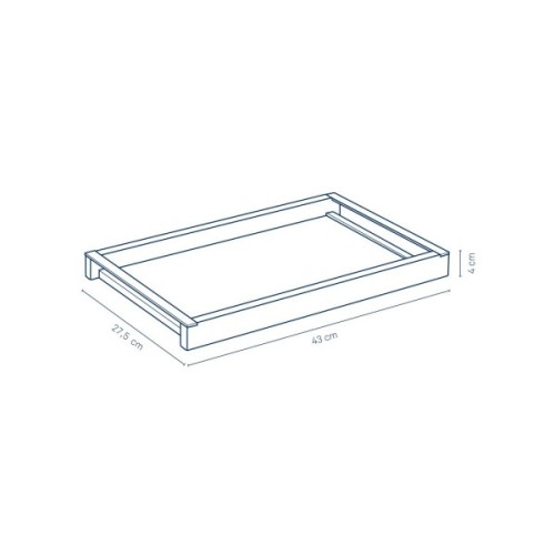 Таця Kela Kiril 43 x 27.5 х 4 см (12598)