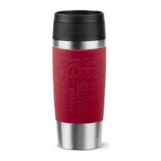 Термокружка Tefal Travel Mug Classic, 360мл, нержавіюча сталь, червоний (N2020410)