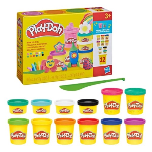 Пластилін Hasbro Play-Doh 12 баночок (F1989)