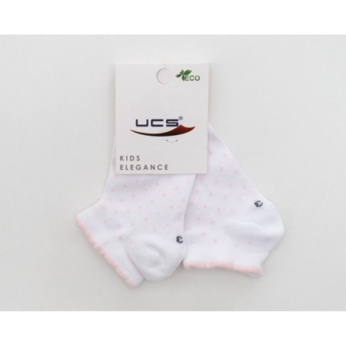Шкарпетки дитячі UCS Socks в точечку (M0C0201-0072-3G-peach)