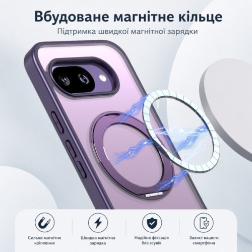 Чохол до мобільного телефона BeCover Aura Fold Google Pixel 9a Purple (715667)