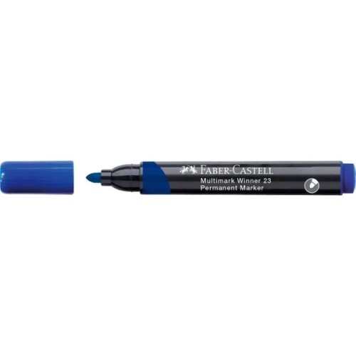 Маркер Faber-Castell перманентний Multimark Winner 23, колір синій (32838)