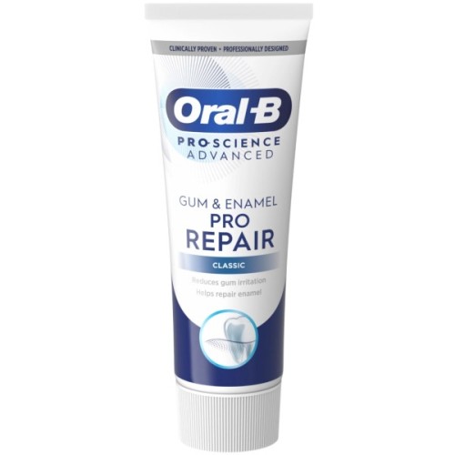 Зубна паста Oral-B Pro-Science Відновлення ясен та емалі Класична 75 мл (8700216028028)