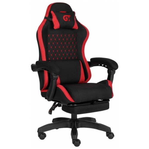 Крісло ігрове GT Racer X-2339 Black/Red (X-2339 Fabric Black/Red)