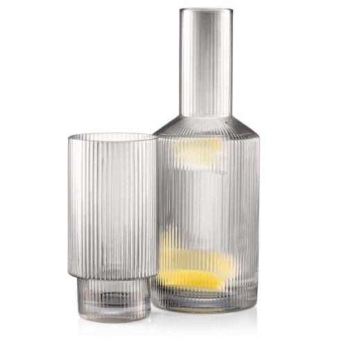 Карафа Ardesto 800мл, боросилікатне скло, сірий (AR2690GP)