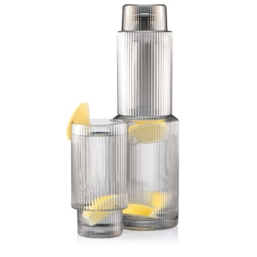 Карафа Ardesto 800мл, боросилікатне скло, сірий (AR2690GP)