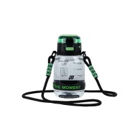 Поїльник-непроливайка Kite 700 мл, чорно-зелена (K25-1218-2)