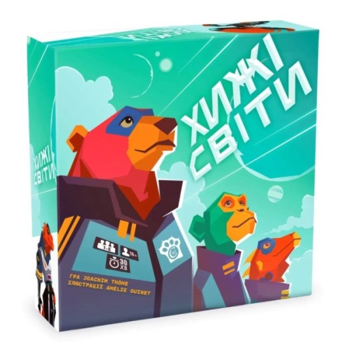 Настільна гра WoodCat Хижі Світи (Wild Space) (укр.) (ВР_ХС)