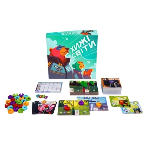 Настільна гра WoodCat Хижі Світи (Wild Space) (укр.) (ВР_ХС)